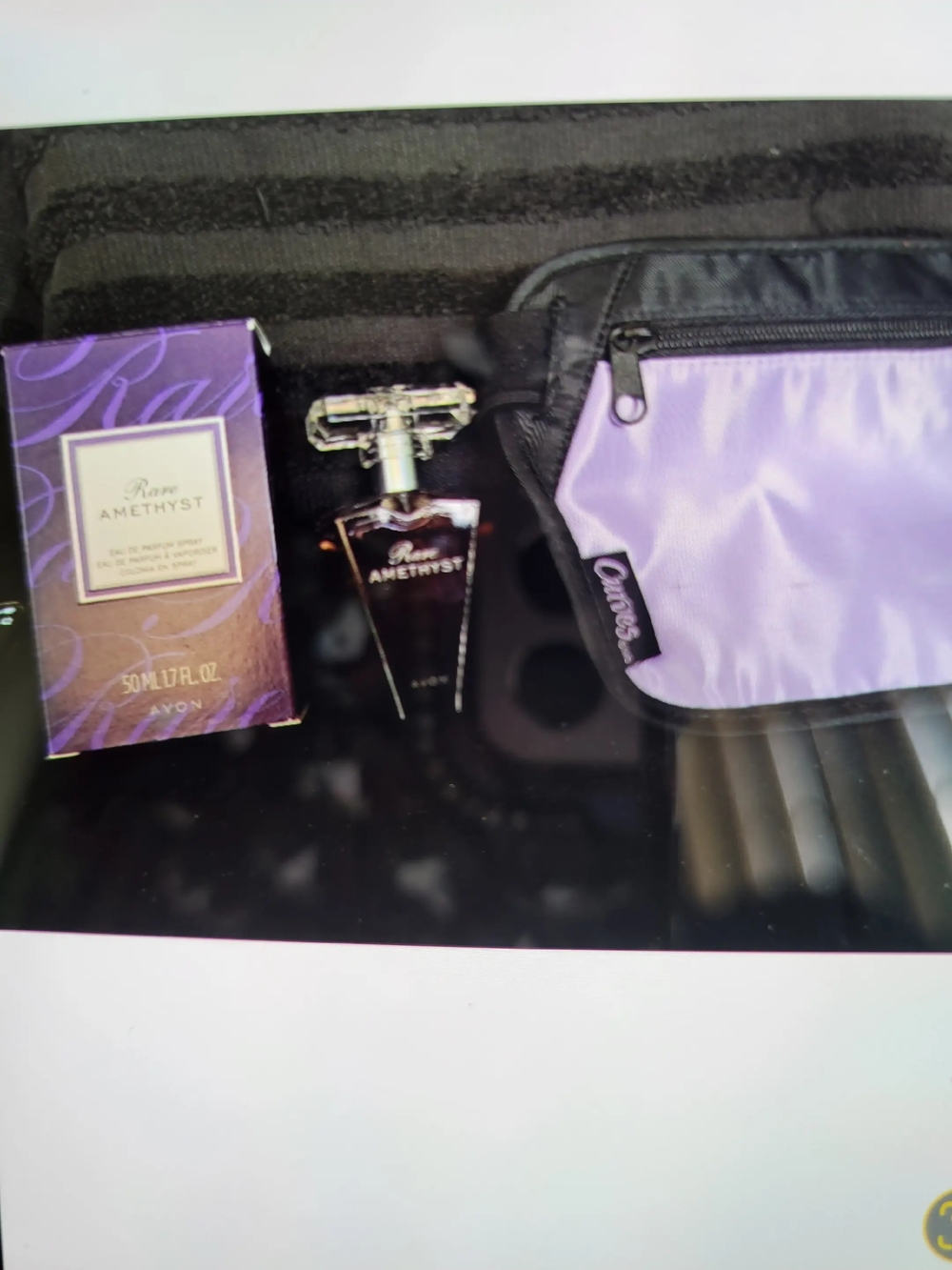 Bella Canvas Light Purple Women Waist Bag with Black Trim